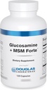 Douglas Laboratories Glükosamiin + MSM Forte | Toitumisvorm, mis toetab vananemisliigeste säilitamist ja tervist | 120 kapslit