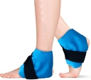 2 Pahkluu jääpakend turse jaoks, korduvkasutatav geeljääpakend pahkluuvigastuste jaoks, külmpressiteraapia jalgade valu leevendamiseks, Achilleuse tendoniit, Plantar Fasciitis, Prains