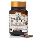 Bee and You Royal Jelly Tablett, Propolis Extract, Bee Pollen, 100% looduslik supertoit, Ultra Pure, Immune Support Supplement, Parandada Energiat, Fookust, Antioksüdandid, Värske, Keto, Paleo, Gluteenivaba | 60ct