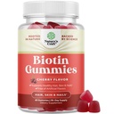 Looduslik Biotin Gummies juuste kasvu - Biotiin Vitamiinid Juuksenahk ja küüned Kummid naistele ja meestele - Kasvu Vitamiinid Naised Pantoteenhape