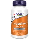 NOW Toidulisandid, L-lüsiin (L-lüsiinvesinikkloriid) 500 mg, aminohape, 100 loendit (1 pakend)