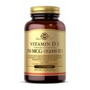 Solgar Vitamiin D3 (kolekaltsiferool) 250 MCG (10 000 IU), 120 Softgels - aitab säilitada tervislikke luid ja hambaid - Immuunsüsteemi tugi - Non GMO, Gluten / Piimavaba - 120 Servings