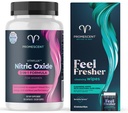 Promescent VitaFLUX Naiste Lämmastikoksiidi Booster Supplement + Flushable pühkib täiskasvanutele, isiklik puhastamine Hügieeniline märjad puhastused meestele ja naiselik kasutamine