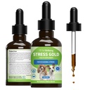 Lemmikloomade heaolu Stress Kuld koertele - Vet-Formulated Situational Canine Stress Support - Kiiretoimeline autosõit, tormid, Vet külastused - Holistiline koer Taimne segu - Vedelik Toetus 2 oz (59 ml)