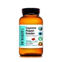 DR WAKDE's Cayenne Pepper Powder (Capsicum frutescens) - 100 g (3.5oz) | Puhas, toores ja kuivatatud pulber | Ayurvedic Herb | Vegan |