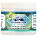 Arginiin Circulation Cream 4 oz - mentool, L Arginine & L Citrulline Lotion - toetab tervete jalgade ja keha verevoolu - kogu pere tooted