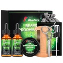 Beard Care Kit - Sisaldab (1) iga habeõli (Sandalwood & Unscented), Biotin Beard Growth Balm, Comb ja käärid hooldamiseks ja korrastamiseks - Beard Care Daddy kingitused meestele