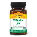 Riigi eluvitamiin B-6, toetab energiat ja närvisüsteemi, 100 mg, 100 vegankapslit, sertifitseeritud gluteenivaba, sertifitseeritud vegan, sertifitseeritud halal, mitte-GMO kontrollitud ...