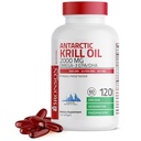 Bronsoni Antarktika krillõli 2000 mg koos Omega-3s EPA, DHA, Astaksantiin ja Fosfolipiidid 120 Softgels (60 Servings)