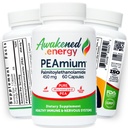Palmitoüületanoolamiid 450mg Komfort Liikuvus Närvid Kognitiivne & Immuunsüsteemi tugi - Mikroniseeritud kõrge imendumine - Kõik looduslik hernes - USA valmistatud - Ei Lisandid või Abiained - 60 Vegan Kapslid täiendus