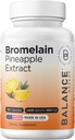 Balancebreens Bromelain 500mg, 120 kapslit - ananassiekstrakt seedeensüüm, toetab seedimist ja ühist tervise täiendada