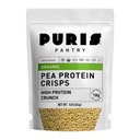 PURIS Orgaaniline hernevalgu krõpsud, sertifitseeritud orgaaniline hernevalgu isolaat, Ketovalgu krõps, valmistatud 100% USA-s, mitte-GMO, gluteenivaba, suhkruta, ilma sojata, 18 g valku, 7 g süsivesikuid, maitsestamata