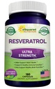 100% looduslik resveratrool - 1000mg per Serving Max Tugevus (180 kapslit) Antioksüdant täiendada, Trans-Resveratrooli pillid südame tervise ja puhas, polüfenoolid