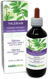 Naturalma Valerian (Valariana officinalis) Juur Alkoholivaba tinktuur - 6,76 fl oz Vedel ekstrakt tilkades - Taimne täiendus - Vegan