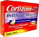 kortisoon 10 Maksimaalne Strenght Intensiivne tervendamine 1% hüdrokortisoon Anti Itch Cream Kaks 20z Tubes, Kokku 4 oz