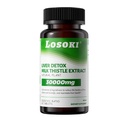 Maksa Detox täiendus, 30 000 mg piimaohaka ekstrakt, kurkum, artišokk ja glutatioon - toetab maksa tervist ja antioksüdandi funktsiooni - 60 tabletti
