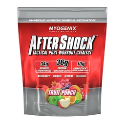 Myogenix Aftershock Post Workout - Lihaste kasvu vadakuvalgu pulber - Kiirendab lihaste kasvu ja taastumist - toetab ühist tervist ja Replenishes Glycogen - Fruit Punch, 6 naela