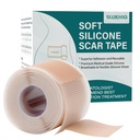 Silicone Scar Sheets (1,6 "x 79" Roll-2M), silikoonist armide eemaldamise ravi, korduvkasutatavad silikoonist armribad C-sektsioonile, Keloid, Burn, Akne, Kirurgilised armid