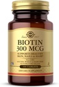Solgar Biotin 300 mcg - 100 tabletti - toetab tervislikku nahka, küüneid ja juukseid - mitte-GMO, vegan, gluteenivaba, piimavaba, kosher - 100 serveerimist