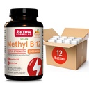 Jarrow valemid Ultra Tugevus Metüül B-12, Dietary Supplement for Cellular Energy Production, 100 Troopilise maitsega närimistablette, kuni 100 päeva pakkumise, Pakend 12