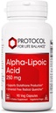 PROTOKOLL LIFE BILANCE alfa-lipohappe lisandiks - 600 mg ALA - oksüdatiivne stressivedaja, verevool ja südame tervis - Kosher & Piimavaba - 60 Veg kapslit