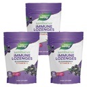 Nature's Way Sambucus Immune Lozenges, kõrge tugevusega C-vitamiin, leedrimarjas, Wild Cherry Maitsestatud, 24 Pakkimine Võib erineda