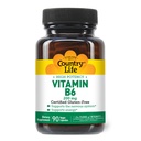 Riigi elu Vitamiin B-6, kõrge potentsi, toetab energiat ja närvisüsteemi, 200mg, 90 Vegan kapslit, sertifitseeritud gluteenivaba, sertifitseeritud vegan, sertifitseeritud halal ...