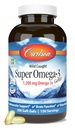 Carlson - Super Omega-3 Gems, 1200 mg Omega-3 rasvhapped EPA ja DHA-ga, looduslikult püütud Norra kalaõli lisand, jätkusuutlikult hangitud kapslid 300 Softgels