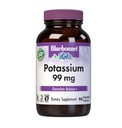 Bluebonnet'i kaaliumilisandi aspartaat 99mg Elektrolüütide tasakaalu olulised mineraalilisandid - mitte-GMO, Vegan, Kosher sertifitseeritud, gluteenivaba, sojavaba, piimavaba - 90 köögiviljakapslit