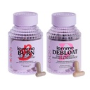 Lemme Burn & Debloat Capsule Bundle - Metabolism & Fat Burning + Debloat Kapslid puhumiseks & Gas Relief, probiootikumid & Prebiootikumid - Gluteenivaba, Non-GMO - 60 Ct. Iga