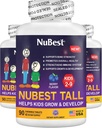 NuBest Pikad lapsed - väikelapsed Vitamiinid ja lapsed Vitamiinid vanuses 2 kuni 9 - Toetage luu tugevust, üldist tervist ja immuunsust - Loomade kuju - 270 närimistabletti | Pack 3