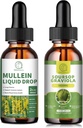 Mullein tilgad kopsudele, Mullein Leaf Extract 1000MG Lung Cleanse & Soursop Graviola Vedel tilgad 1800mg, Soursop Lehtede ekstrakt rakkude regeneratsiooniks