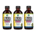 Hämmastavad maitsetaimed Premium Black Seed Oil - Gluteenivaba, Non GMO, Külmpressitud Nigella Sativa Aids in Seedetrakti Tervis, Immune Support, Ajufunktsioon - 4 Fl Oz (3. pakk)