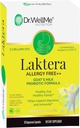 Dr WellMe Laktera allergiavabad probiootikumid - 30 kapslit, 12B CFU kitsepiima probiootiline valem, immuun- ja soolestiku toidulisandid - madal laktoos, gluteenivaba täiskasvanutele ja 7+ Lapsed