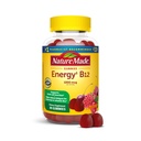Nature Made Energy B12 1000 mcg, toidulisand energia ainevahetuse toetamiseks, 80 kummi, 40 päeva pakkumine Pakend võib varieeruda