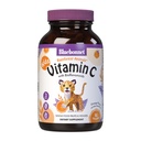 Bluebonnet Nutrition Rainforest Animalz C-vitamiin Looma kuju närimistabletid, 250mg C-vitamiini, soja-vaba, gluteenivaba, Kosher sertifitseeritud, piimavaba, Vegan, 90 tabletti, 45 serveerimist, oranž maitse