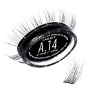 Lashify Amplify 14mm Gossamer DIY ripsmepikendused Täitke, must, lihtne vale ripsmed loodusliku välimuse jaoks