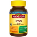 Nature Made Raud 65 mg (araudsulfaat) tabletid punaste vereliblede moodustumiseks (365 ct.).