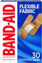 Band-Aid Brand Paindlikud kangast liimiribad, mugav steriilse kaitse ja haavahooldus väiksemate kärbete ja põletuste jaoks, Quilt-Aid tehnoloogia valulike haavade jaoks, sorteeritud suurused, 30 ct