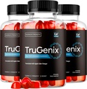 (3 Pack) TruGenix Gummies, TruGenix Gummies for Men, Ametlik TruGenix Gummies Advanced Formula, TruGenix ACV Gummies, TruGenix Support Supplement Gummies, Premium Formula, 180 Gummies 3 kuud