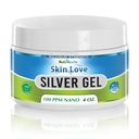 Nutrinoche Nano Silver Gel - Advanced Colloidal Silver Skin Cream - Haavahooldus ja esmaabi Gel rahustav paikne salv põletuste, Razor Burni ja päikesepõletuse ärrituste jaoks - Unscented 4 Oz Jar