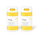 Tervis harjumuse energialisa 2 Pack (120 kapslit) - Natual kofeiini segu, vitamiinid B & C, toetab energia taset, soodustab vaimset häiret ja keskendumist, vegan, GMO-d mitte, suhkruvaba (2 pakendit)