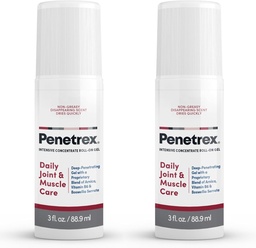 Penetrexi liigese- ja lihasteraapia - rahustav geel seljale, kaelale, kätele, jalgadele - Premium kogu keha hõõruda Arnica, vitamiin B6 & MSM - 3oz Roll On Gel (2-Pack)