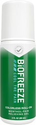Biofreeze Roll On Pain Relief põlvedele, kaelale, puusadele, liigestele, õlale ja lihtsale seljavalule, artriidi valu leevendamiseks, valu lihaste leevendamiseks jahutamiseks, FSA abikõlblikud, Mentool Gel 3 Fl Oz