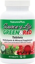 NaturesPlus Source of Life Green & Red Multivitamin - 90 Tablets - with Concentrated Whole Foods - Vegetarian, Gluten Free - 30 Servings