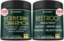 Bundle 7in1 Berberine HCl 97% & 6in1 suhkrupeedi juurkapslid