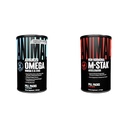 Animal Omega Omega 3 & 6 Supplement 30 Day Pack M-Stak Mitte-Hormonal Hard Gainers Lihashoone Stack 21 Count