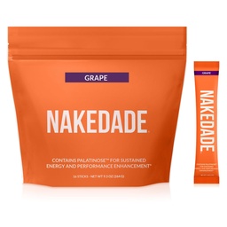 Nakedade viinamarjad - Performance Enhancing Sport Drink Powder - Elektrolüütide Pulber - Puuduvad GMOd või kunstlikud magusained, Gluteenivaba, Sojavaba, Piimavaba - 16 Sticks
