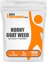BulkSupplements.com Horny Goat Weed Extract Powder - taimsed toidulisandid, Horny Goat Weed Powder - Vegan & Gluten Free, 1 g per Serving, 1 kg (2,2 naela) (pakk 1)
